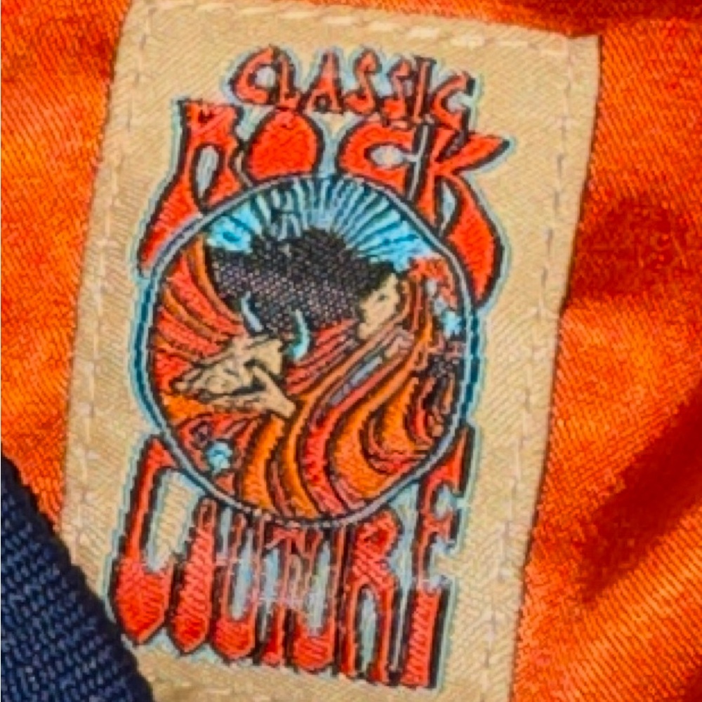 Classic Rock Couture Original Blue Rising Sun Bomber Jacket - Picture 3 of 7